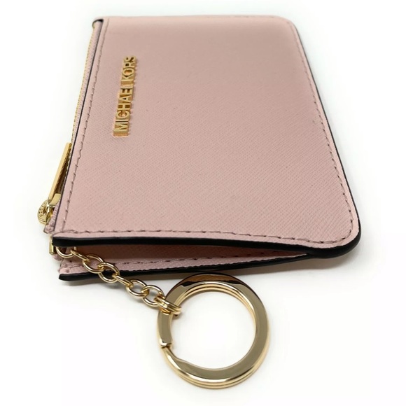 Michael Kors Jet Set Travel Small Leather Top Zip Coin Pouch With ID - Picture 4 of 14